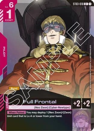 Full Frontal (C+) — Starter Deck 03: Zeon's Rush