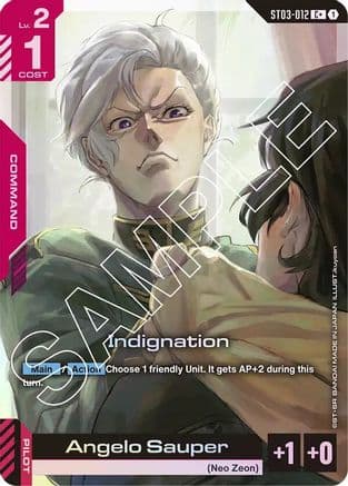 Indignation (C+) — Starter Deck 03: Zeon's Rush