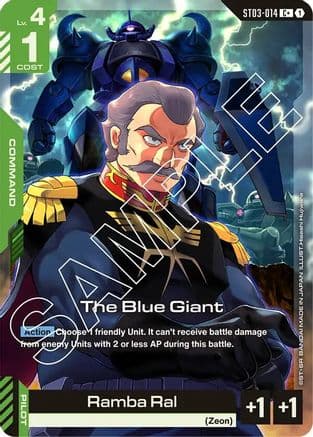 The Blue Giant (C+) — Starter Deck 03: Zeon's Rush