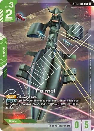 Falmel (C+) — Starter Deck 03: Zeon's Rush