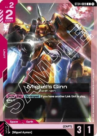 Miguel's Ginn — Starter Deck 04: SEED Strike