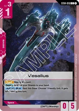 Vesalius — Starter Deck 04: SEED Strike Gundam Card Game card by Robographer