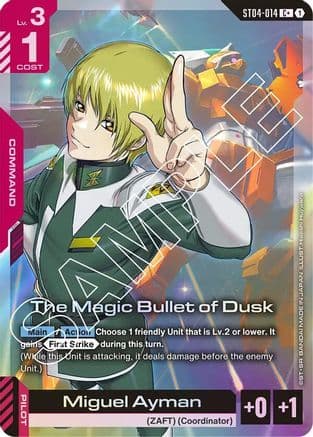 The Magic Bullet of Dusk (C+) — Starter Deck 04: SEED Strike