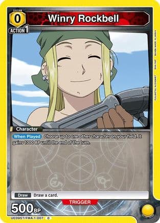 Winry Rockbell — UE09ST: FULLMETAL ALCHEMIST Starter Deck