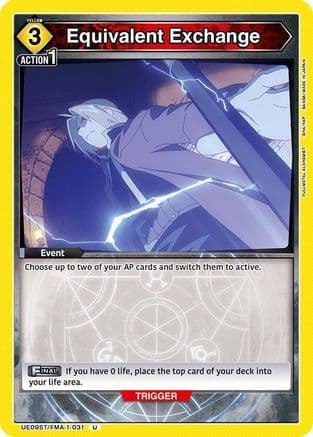 Equivalent Exchange — UE09ST: FULLMETAL ALCHEMIST Starter Deck