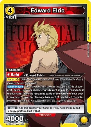 Edward Elric (103) — UE09ST: FULLMETAL ALCHEMIST Starter Deck