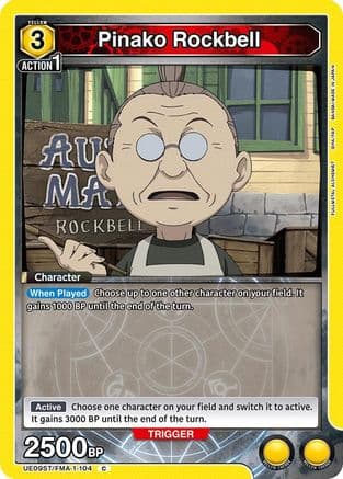 Pinako Rockbell — UE09ST: FULLMETAL ALCHEMIST Starter Deck