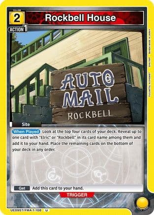 Rockbell House — UE09ST: FULLMETAL ALCHEMIST Starter Deck Union Arena card by FULLMETAL ALCHEMIST