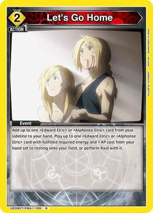 Let's Go Home — UE09ST: FULLMETAL ALCHEMIST Starter Deck