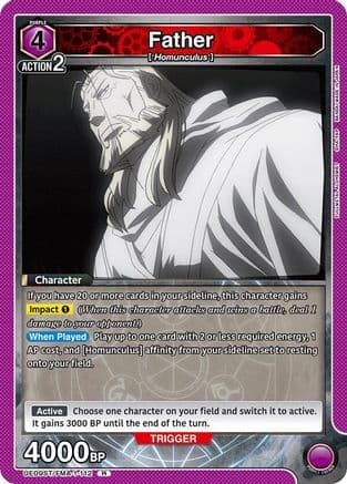 Father — UE09ST: FULLMETAL ALCHEMIST Starter Deck