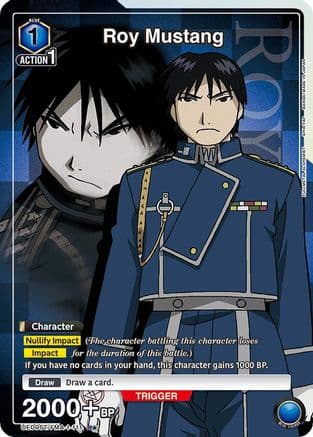 Roy Mustang (111) (R*) — Union Arena card