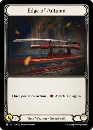 Edge of Autumn — Armory Deck: Ira Flesh and Blood card by Fajareka Setiawan