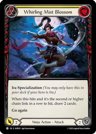 Whirling Mist Blossom — Armory Deck: Ira Flesh and Blood card by Agri Karuniawan