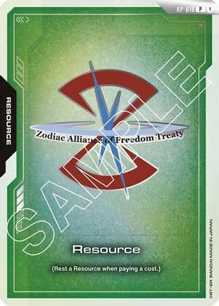 Resource (RP-018) (ZAFT) — Promotional Resource Tokens