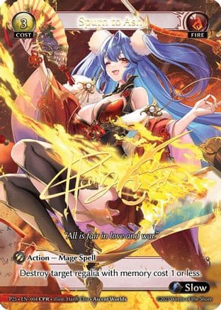 Spurn to Ash (CPR) — Promotional Cards