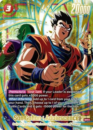 Son Gohan : Adolescence (1st Anniversary Set) — Fusion World Promotion Cards and Packs