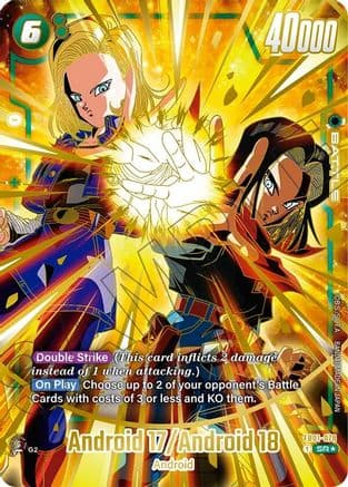 Android 17/Android 18 (1st Anniversary Set) — Fusion World Promotion Cards and Packs Dragon Ball Super: Fusion World card by BS S/TA BAN PRESTO/BULLY.