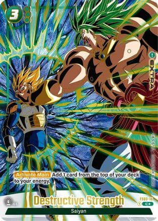 Destructive Strength (1st Anniversary Set) — Dragon Ball Super: Fusion World card