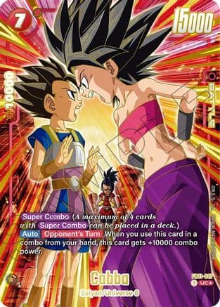 Cabba (1st Anniversary Set) — Fusion World Promotion Cards and Packs Dragon Ball Super: Fusion World card by BANDAI MADE IN JAPAN