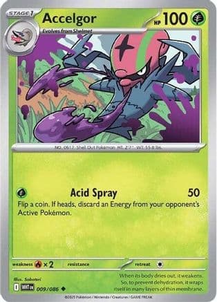 Accelgor — SV: White Flare Pokémon TCG card by Saboteri