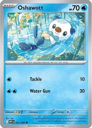 Oshawott — SV: White Flare Pokémon TCG card by rika