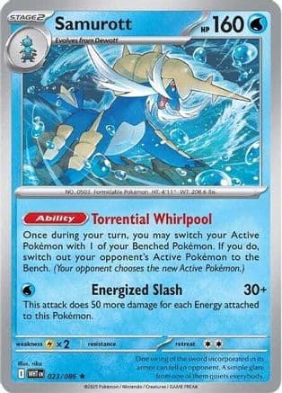 Samurott — SV: White Flare Pokémon TCG card by rika
