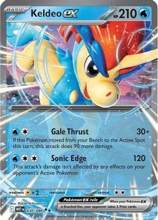 Keldeo ex — SV: White Flare Pokémon TCG card by PLANETA Yamashita