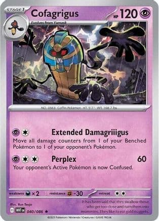 Cofagrigus — SV: White Flare Pokémon TCG card by Bun Toujo