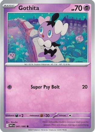 Gothita — SV: White Flare Pokémon TCG card by Mousho