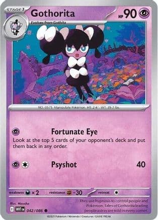 Gothorita — SV: White Flare Pokémon TCG card by Mousho