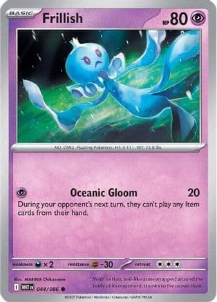 Frillish — SV: White Flare Pokémon TCG card by Miki Tanaka