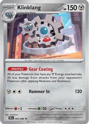 Klinklang — SV: Black Bolt Pokémon TCG card by Amelicart