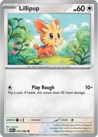 Lillipup — SV: White Flare Pokémon TCG card by sowsow