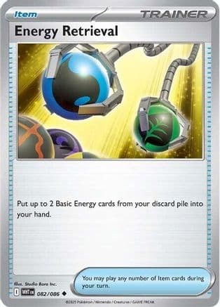 Energy Retrieval — SV: White Flare Pokémon TCG card by Studio Bora Inc.