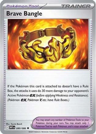 Brave Bangle — SV: White Flare Pokémon TCG card by Toyste Beach