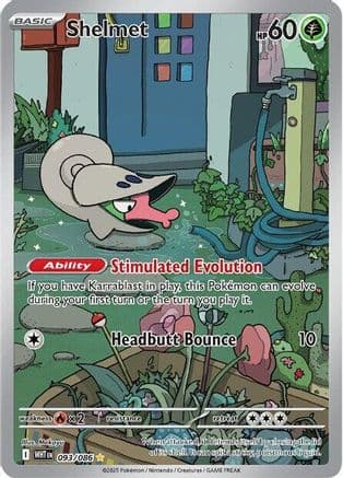 Shelmet - 093/086 — SV: White Flare Pokémon TCG card by Mékayu