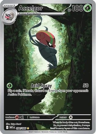 Accelgor - 094/086 — SV: White Flare Pokémon TCG card by Taiga Kasai