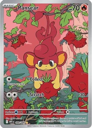 Pansear - 099/086 — SV: White Flare Pokémon TCG card by GOTO minori