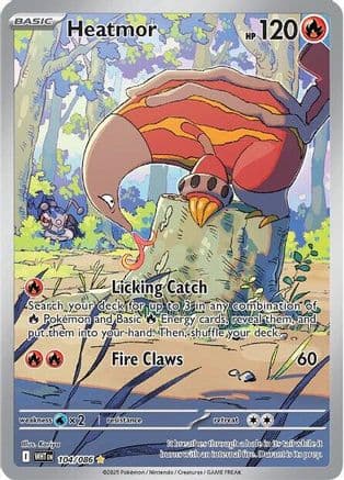 Heatmor - 104/086 — SV: White Flare Pokémon TCG card by Kariya