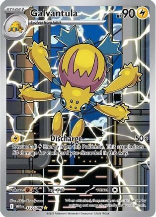 Galvantula - 117/086 — SV: White Flare Pokémon TCG card by Akira Komayama