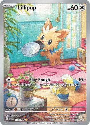 Lillipup - 154/086 — SV: White Flare Pokémon TCG card by Narumi Sato
