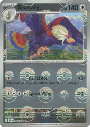 Braviary (Poke Ball Pattern) — SV: Black Bolt Pokémon TCG card by Kagemaru Himeno