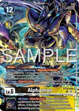 Alphamon (Regionals 25-26 Season 2 Participant) — Release Special Booster 2.0