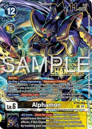 Alphamon (Regionals 25-26 Season 2 Champion) — Release Special Booster 2.0