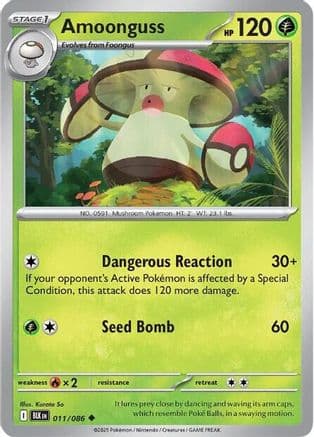 Amoonguss — SV: Black Bolt Pokémon TCG card by Kurata So