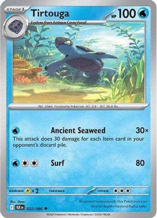 Tirtouga — SV: Black Bolt Pokémon TCG card by Gemi
