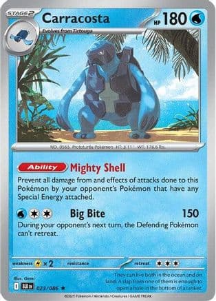 Carracosta — SV: Black Bolt Pokémon TCG card by Gemi