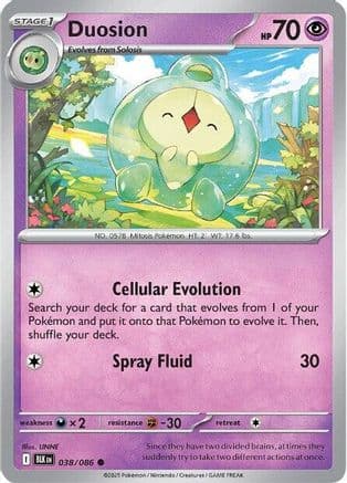 Duosion — SV: Black Bolt Pokémon TCG card by LINNE