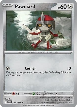 Pawniard — SV: Black Bolt Pokémon TCG card by Oku