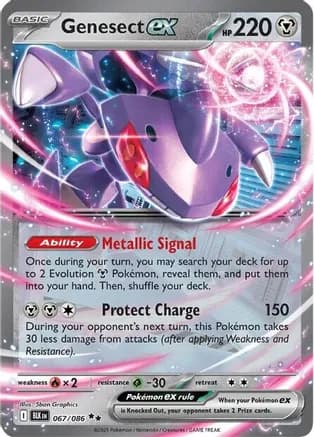 Genesect ex — SV: Black Bolt Pokémon TCG card by 5ban Graphics